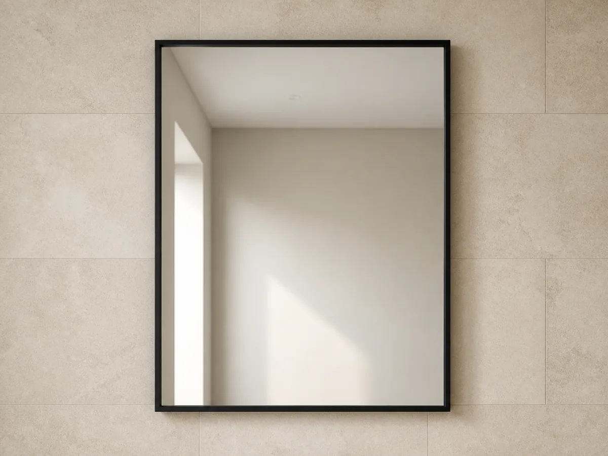 Custom full length framed mirror