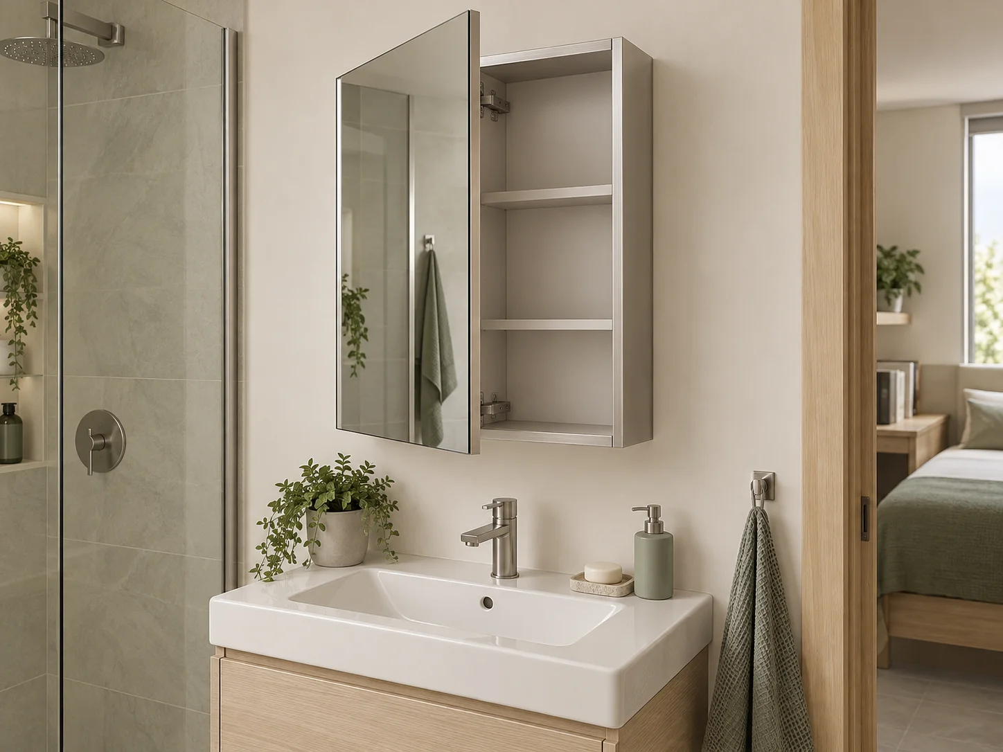 Mirror cabinet