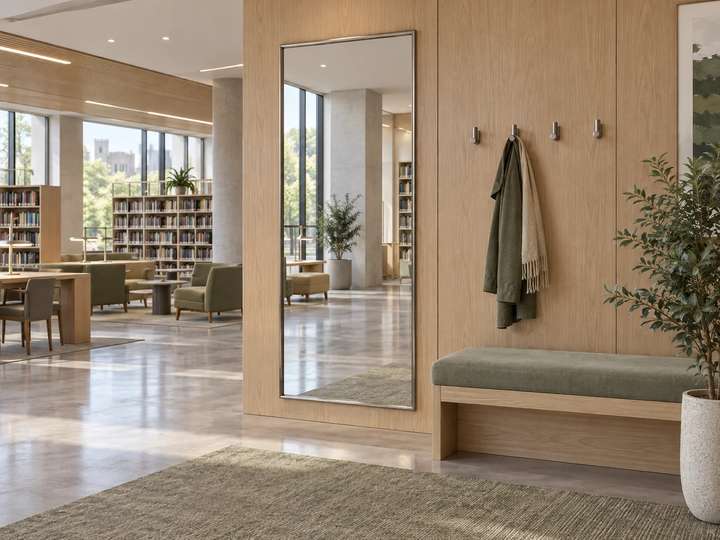 Libraries and common areas