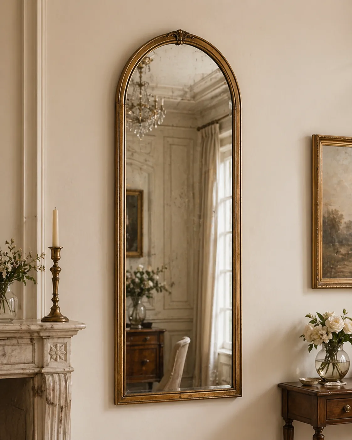 Arched Antique Mirrors