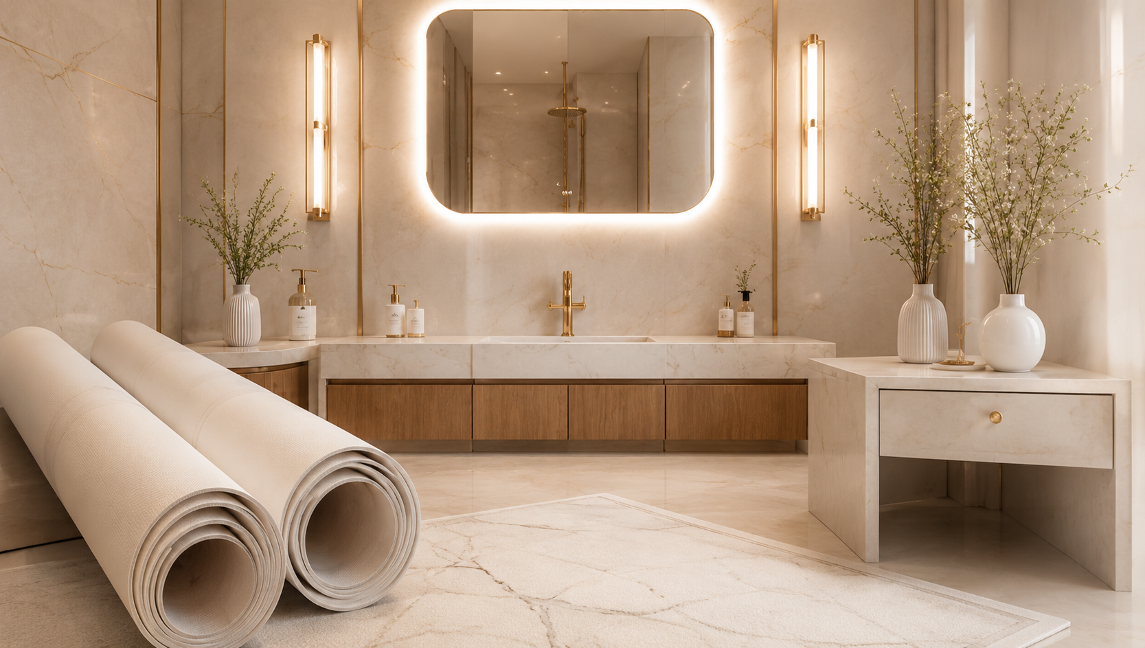 Custom mirror technical drawing support