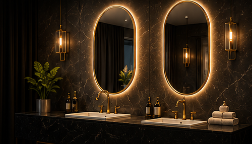 Decorative mirror luxury interior