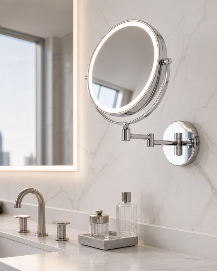 Round LED Mirror