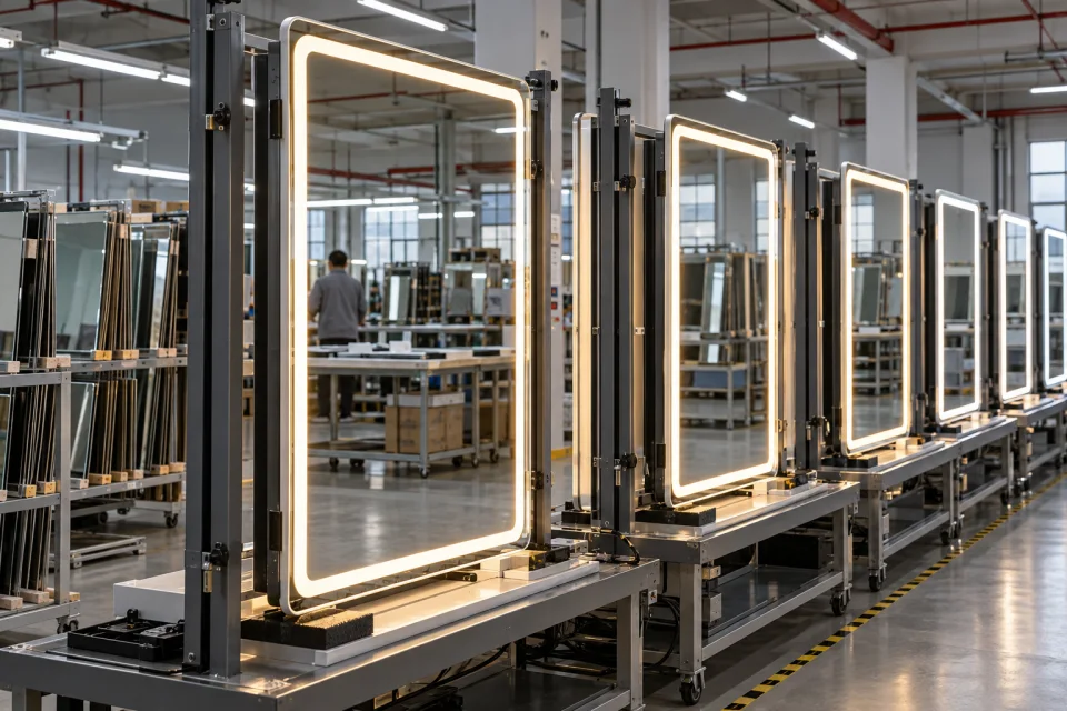 Mirror workshop production line