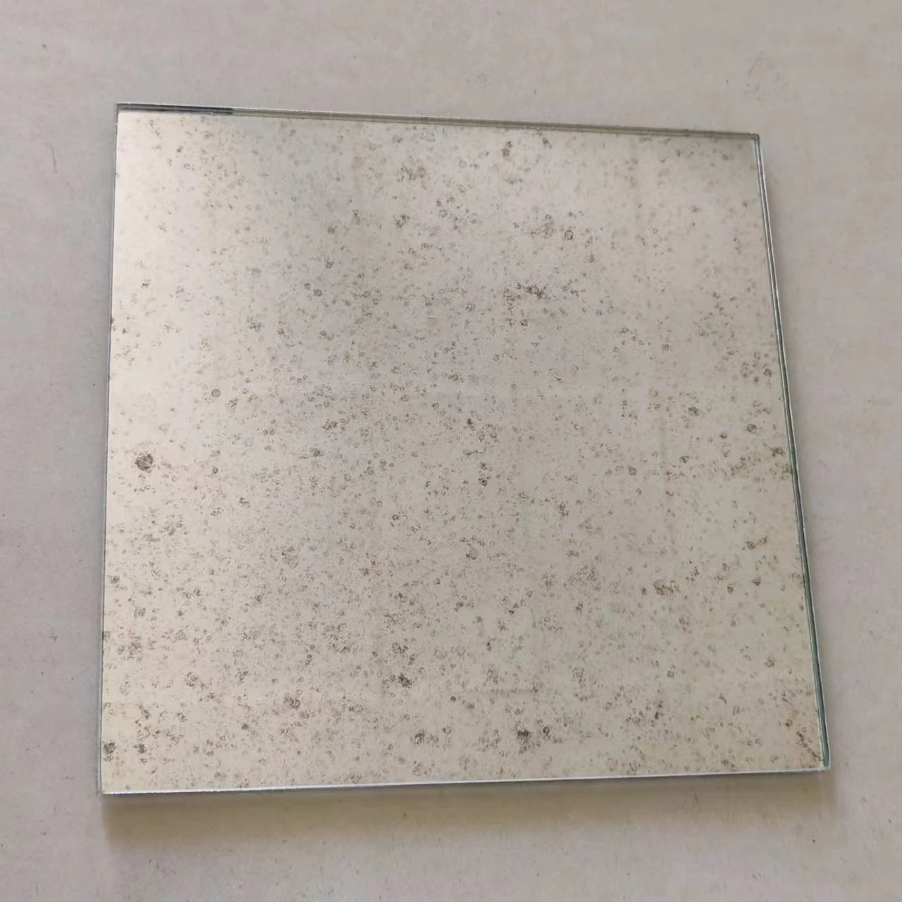 AMG-08 Fine Silver Speckle, actual OJMirror finish sample