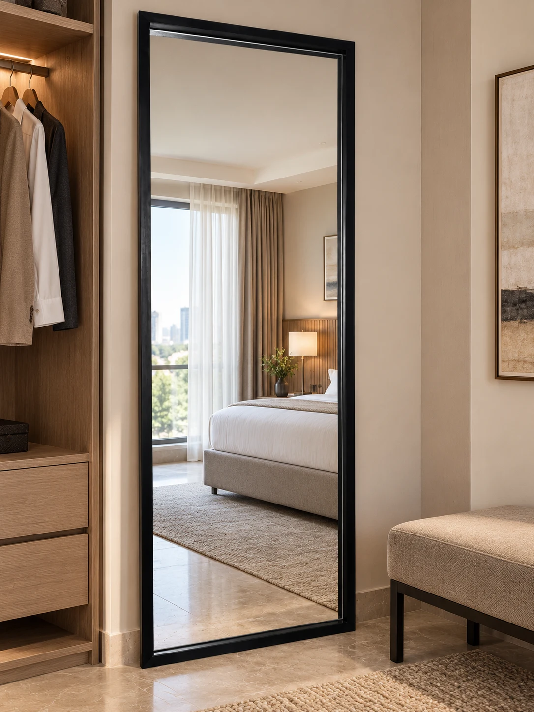 Hotel setting visualization of the Mexico project mirror for space planning