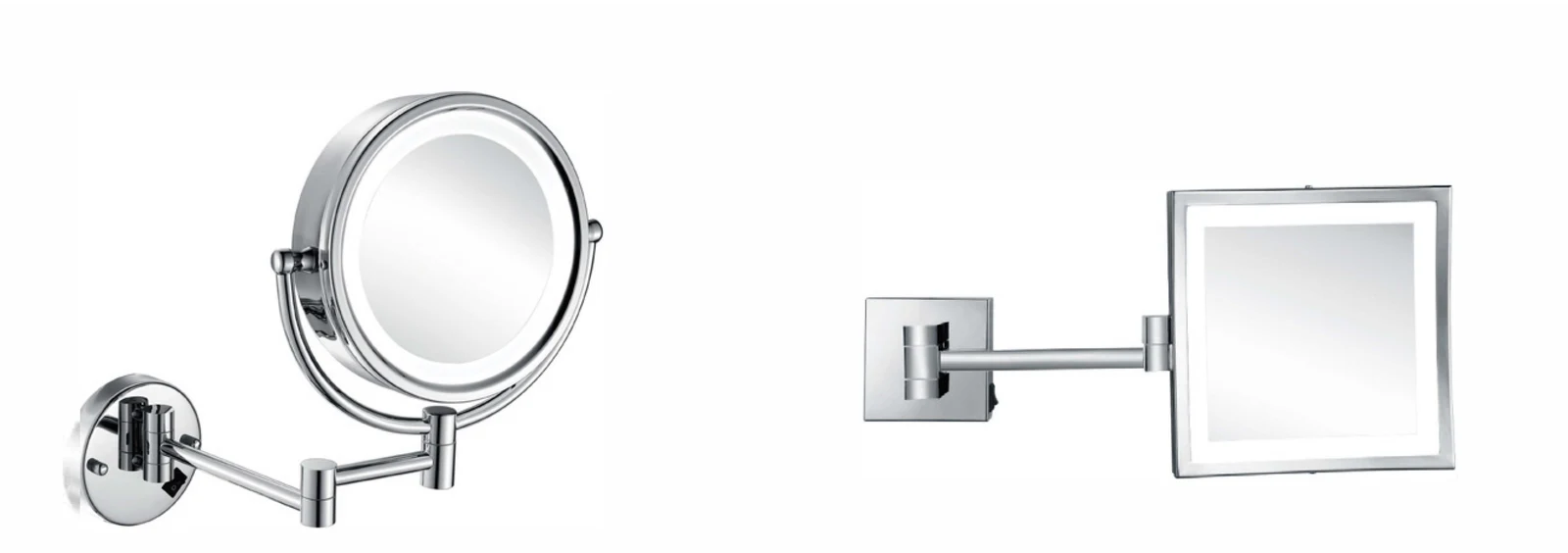 Round and rectangular wall-mounted design references